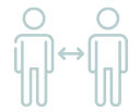 Adaptation de l'espace de la salle-à-manger aux distances sociales exigées.