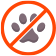 No se aceptan animales de compañía